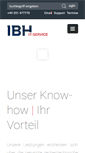 Mobile Screenshot of ibh.de